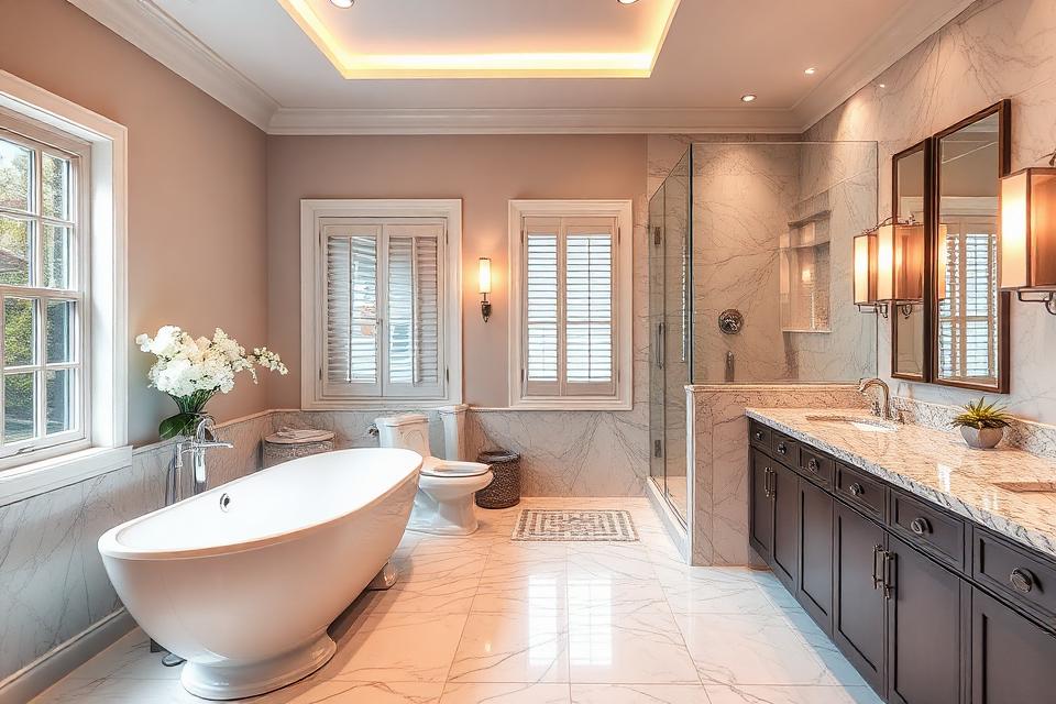 Remodeled bathroom (placeholder photo)