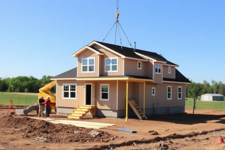 The Prairie — Modular home exterior (placeholder photo)